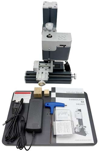 EssSthmy Full Metal Mini Milling Machine 36W 20000RPM - Precision Desktop Mill for Woodworking,Milling&Drilling Machine DIY Crafts & Hobbyists