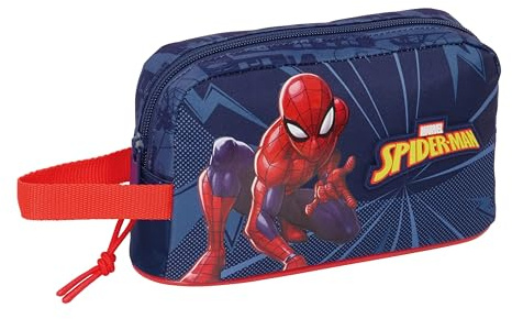 SPIDERMAN - Porta Desayunos Térmico, Termo, Portatodo, Calidad y Máxima Resistencia, Porta Comida, Recreo, 21.5x6.5x12 cm