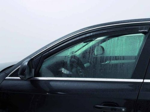 ClimAir Windabweiser Schwarz kompatibel mit Volkswagen Touareg / Porsche Cayenne US-Ausführung 2003-2010 | kompatibel mit Volkswagen Touareg / Porsche Cayenne US-Ausführung 2003-2010