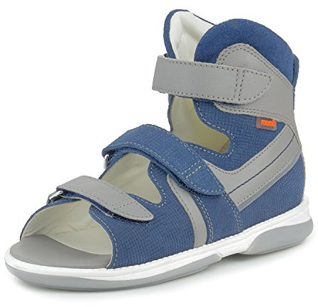 Memo Honos Orthopedic Corrective Ankle Brace Sandal, Blue, 32 (1.5 M US Little Kid)