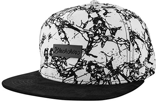 Blackskies® Snapback Cap | Camo Denim Damen Herren Baseball Mütze Flanell Unisex Premium Basecap Kappe Wolle Cap - Männer Frauen Streetwear Outdoor Sommer Freizeit