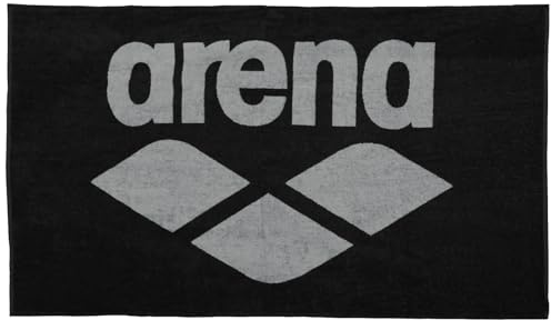 Arena Pool Soft Towel, Toalla Unisex Adulto, Black-grey (multicolor), Talla Única