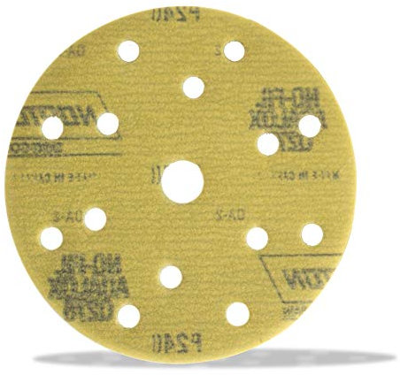Lot de 100 disques abrasifs NORTON Q275 - 150 mm - Grain 800 - 14 + 1 trous