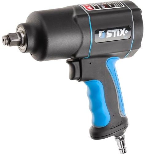 Stix Automotive Equipment Avvitatore ad impulsi pneumatico 1/2 - coppia 1700Nm - connessione all'aria 1/4 - Chiave ad impulsi - chiave pneumatico - Chiave a percussione