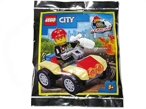 LEGO City Clemmons Feuerwehrmann Folienpack-Set 952009 (Beutel) – 27 Teile + Minifigur – ab 72 Jahren – Rettungsmotiv