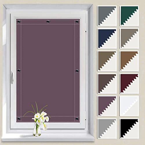 Dachfenster Rollo Ohne Bohren, Mehrfach Farbe, Mehrere Größenoptionen, Sonnenschutz Fenster Saugnapf Sonnenschutz Rollo Fenster Innen für Beliebige Fenster