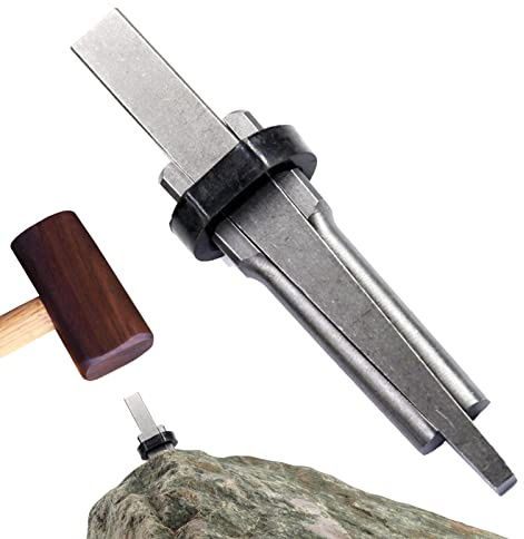 Strumenti di rottura della roccia, cunei di roccia resistenti | Scalpello in ferro per calcestruzzo, marmo, granito, roccia, pietra, spaccatura utensili manuali