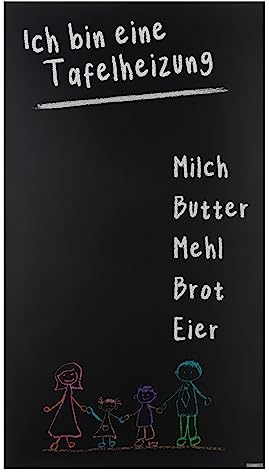 Mi-Heat Infrarotheizung IC900-Plus, 900 Watt rahmenlose Tafelheizung beschreibbar, Wand/Decken Halterung, mit WiFi-Thermostat und Tuya Smart App