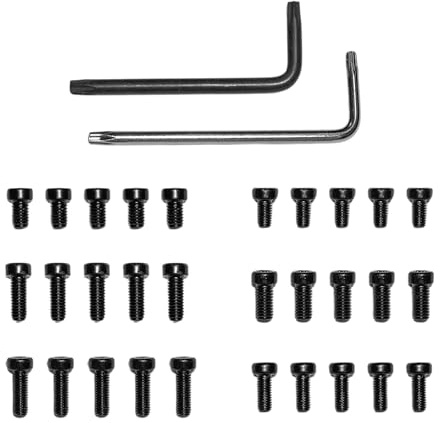 Monstrum Gunsmithing Screw Set | 6 Sets of Screws, 5 in Each Set | #6-48 and #8-40 in 6mm/8mm/10mm Length