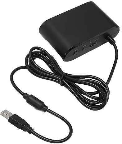 N64-Joystick-Konverter, Zwei für N64-Controller für oder PC, 2-in-1-Gamepad-Konverter-Adapter für PC