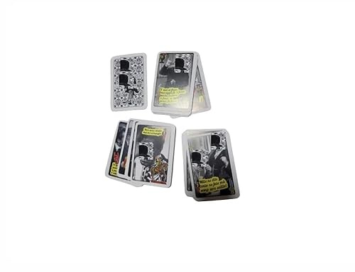 BLUSUPERSHOP Mazzo Carte NAPOLETANE 9,5X6,5 CM FRASI totonno DIVERTENTI ILLUSTARTE Scopa TRESETTE BRISCOLA SCOPONE SCIENTIFICO