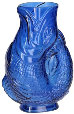 Giftcompany Vase à poisson jacquard S bleu 24 cm