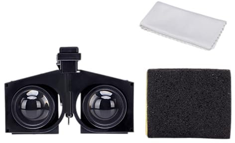 Occhiali per realtà virtuale - occhiali VR 3D, occhiali VR pieghevoli portatili, mini cellulare 3D Virtual Reality Box VR Glasshi VR per bambini e adulti