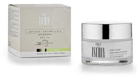 Crema Viso AntiAge - Antimacchia con Protezione Solare SPF25 | Riduce Rughe e Macchie Scure 50ml