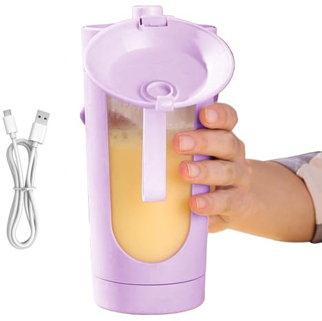 Vaso de licuadora portátil - Licuadora de frutas 700 ml Recargable por USB Potente Compacto, Extractor de personal Batidos Nutrición Bebida Práctico | Mujeres Hombres Adolescentes Cocina G