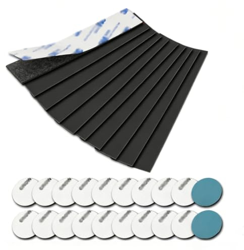 Cinta magnética adhesiva, 150 x 25 mm, imán autoadhesivo, con placas metálicas, 20 mm, imanes planos para fijación de pared, imán de banda magnética, sin perforación, 30 unidades