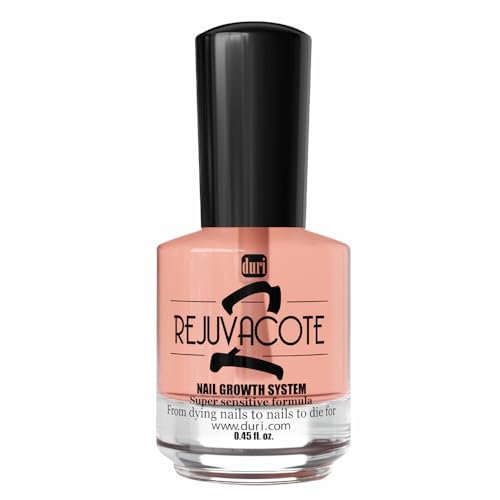 Duri Rejuvacote 2 Nail Growth System Base and Top Coat, 13.3 ml