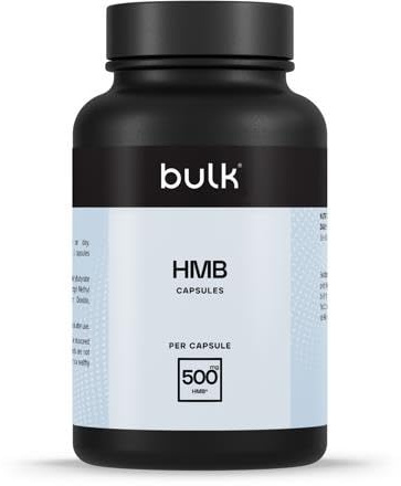 Bulk HMB Capsules, 500 mg, Pack of 180, 30 Servings, Packaging May Vary