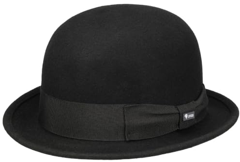 LIPODO Bombetta Feltro di Lana Cappello Monocromata con Nastro Donna Uomo Occasione Autunno Inverno