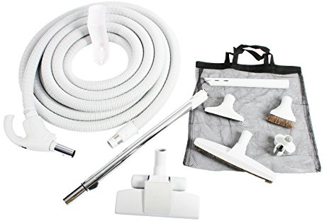 Cen-Tec Systems Kit de vacío central de baja tensión, gris claro, manguera de 35 pies
