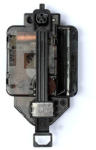 Aofocy Mécanisme de Mouvement de Pendule d'horloge à Quartz Noir de qualité supérieure, Moteur et raccords, unité d'entraînement de Bricolage