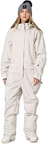 RIUIYELE Women's One Pieces Ski Suits Jumpsuits Couple SKi Suit Coveralls Winter Outdoor Waterproof Snowsuits for Snow Sports