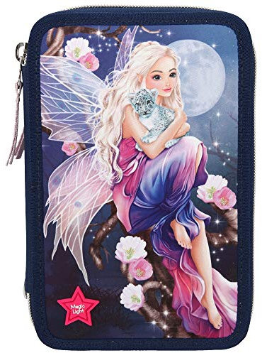 Depesche 10988 3-Fach Federtasche Fantasy Model mit Led