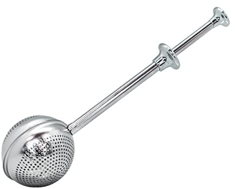 Nerthus FIH 969 infusor té bola acero inoxidable colador hojas té reutilizable