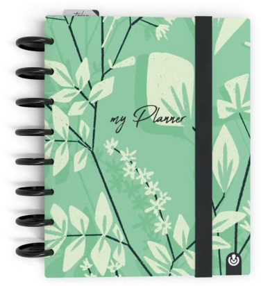 CARCHIVO IDEAS PRACTICAS My Planner de Carchivo Ingeniox Organización Personal, Planning Anual y Tracker de Hábitos Tamaño DIN A5 - 14 Meses, Vista Semanal y Sin Fechas 1 Color Verde Shizen, 66035006