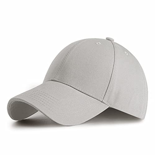 HGDGears Plain Baseball Cap for Men, Classic Solid Colour Cotton Hat