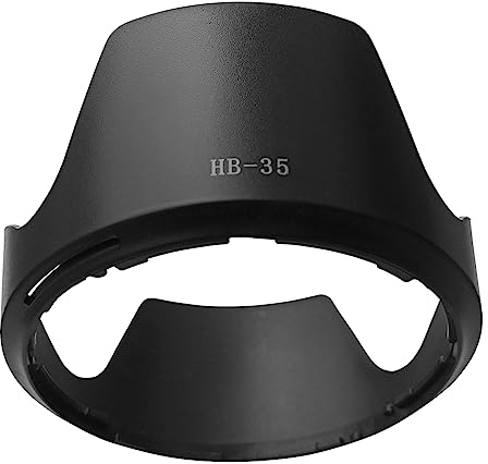 HUIPUXIANG HB-35 - Paraluce per Nikon AF-S DX Nkkor 18-200 mm F/3.5-5.6G ED VR II, AF-S DX VR 18-200 mm f/3.5-5.6G IF-ED, paraluce da 72 mm, Nero , Tasca supplementare