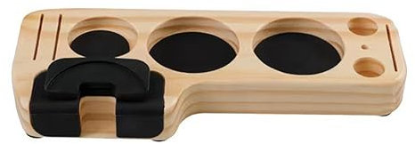 Xptieeck Universal Coffee Tamper Presser Holder for Espresso Distributor Tamping Station Distribution Lever Tool Tamper Mat Easy Install B
