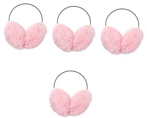 VALICLUD 4stücke Damen Ohrenschützer Aus Plüsch Fleece Ohrenwärmer Für Winter Kuschelig Und Stilvoll Für Kalte Tage Perfekter Ohrenschutz Für Frauen Und Mädchen