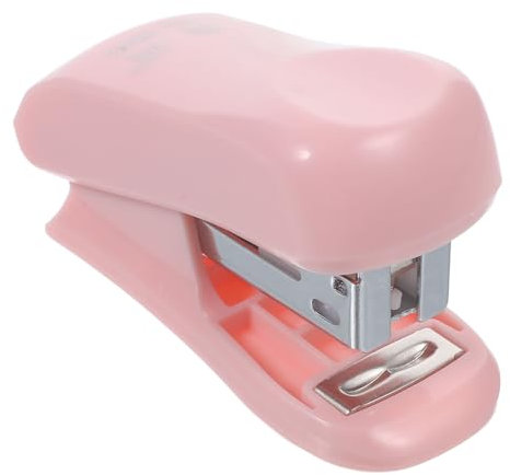 VILLCASE Mini Bürostapler Heftgerät Für Schreibtisch Schultasche Büro Heftgerät Mit Handkurbel Für Lose Für Schule Büro Zuhause