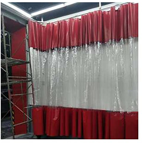 Tenda morbida impermeabile in PVC antistrappo per portici e magazzini, dimensioni personalizzabili (2,2 x 2,5 m)