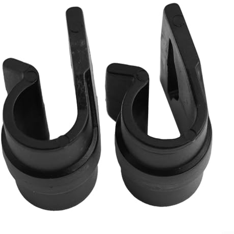 100 Stück Zeltstangen-Clips für Camping und Garten, Kunststoff-Kleiderbügel zur schnellen Befestigung auf verschiedenen Oberflächen (9 mm)