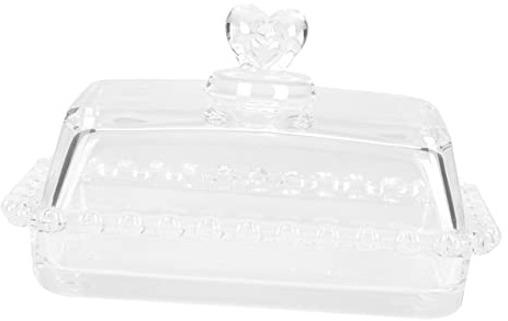 VICASKY Plateau de Service Verre avec Couvercle Décoratif Poussière pour Gâteaux et Desserts Récipient Hermétique Polyvalent pour Pâtisserie Maison et Restaurant
