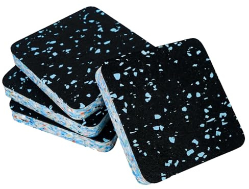 Povxlum Tapis de Tapis Roulant pour Équipement d'exercice, Tapis Absorbant Les Chocs, Protection du Sol pour Lave-Linge sur Tapis Roulant