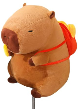 RLOMUTE, copritesta per mazze da golf in stile animale - morbide, antipolvere e portatili per driver/fairway/ibrida (1.F.H), divertente regalo per uomini, donne e bambini golfisti - Capybara con