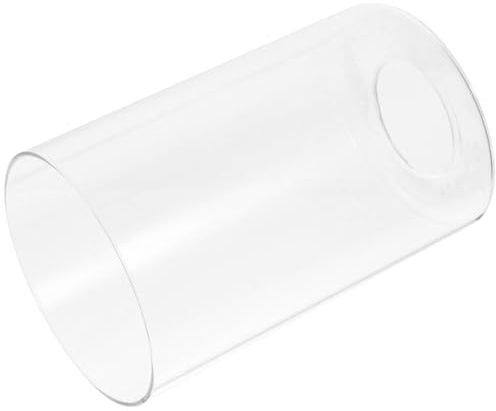 Transparenter Zylindrischer Glaslampenschirm, 1 Stück | Ersatzglas für Leuchten, Geeignet für Kronleuchter und Wandleuchten, für Riegel und Schlafzimmer