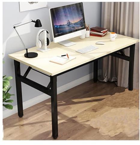 Kakthopfällbart skärbord: Ingen montering krävs litet och robust bord för hemmakontor eller studier perfekt för små (svart 50 x 80 cm/19,6 x 31,4 tum)