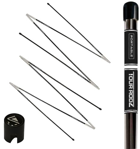 Longridge Portable Tour Rod Alignment Sticks Training Aid - Argent