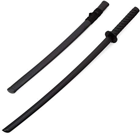 Playwell Martial Arts Niños Negro Polipropileno Bokken con Vaina - 34 - Nuevo