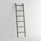 ARHome Scala decorativa, 160 x 40, Frassino Rustico, Scaletta appendiabiti, Porta asciugamani, Made in Italy