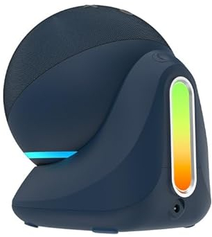 Fanxoo ED4 10000mAh Battery Base for Echo Dot 4th Generation, Alexa 4th Gen Portable Battery Supply(Not Including Alexa Echo Dot)(Blue)