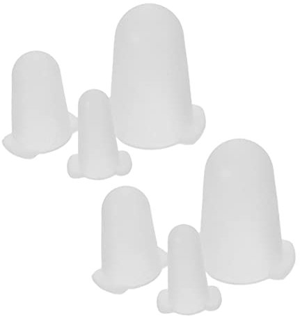 OUNONA 6pcs Cake Piping Tip Covers Decorative Tip Protective Cap Flexible Silicone Covers for Cake Decorating Frosting Protection