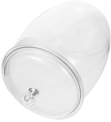 Mikinona Tarro de Plástico Transparente para Galletas y Dulces 3.8l Hermético con Tapa, Contenedor de Alimentos Reutilizable para Cocina y Almacenamiento Doméstico Color Aleatorio