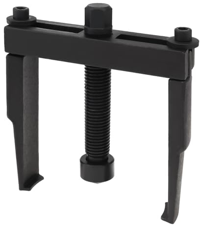ChgImposs Universal Two Jaw Carbon Steel Bearing Puller for Flywheel/Removal Small Bearing/Timing Belt Pulley with Chrome Vanadium Steel Support Foot, Heavy Duty Bearing Removal Tool