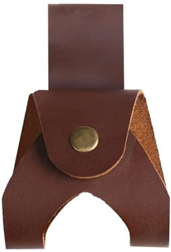 Hammer Holder Leather Vintage Brown Axe Holder, Practical Hammer Holsters for Middle-Sized Axes, Leather Axe Belt Loop Small Hatchet Carrier Holsters