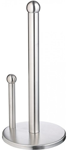 MasterClass Freistehender Edelstahl-Küchenrollenhalter, 32 cm (12,5)